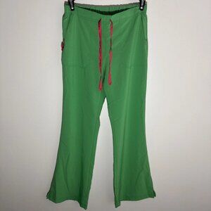 Carhartt Force Cross-Flex Boot Cut Women's Stretch Scrub Pants Bright Green M